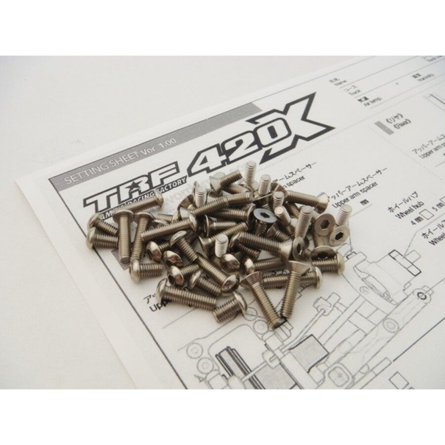 Hiro Seiko 420X Titanium Hex Socket Screw Set (120) | Screws | Accessories  | ToniSport - Europe`s expert in RC