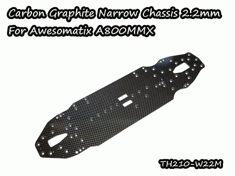 Vigor Carbon Chassis Narrow 2,2mm for Awesomatix A800MMX | A800MMX |  Awesomatix | Spare Parts | ToniSport - Europe`s expert in RC