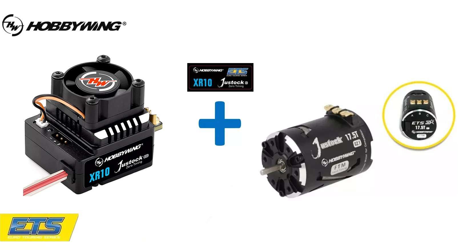 Hobbywing ETS FWD Combo XeRun XR10 Justock G3S ETS ESC