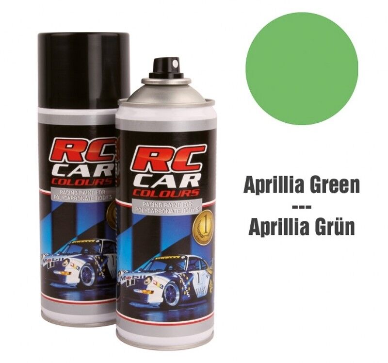 RC Car Colours Lexanfarbe Spray 150ml - Aprillia Grün