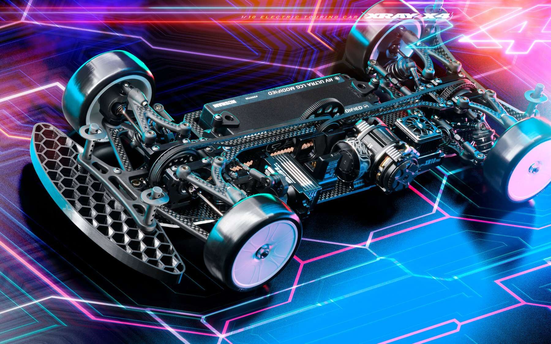 XRAY X4-2025 1:10 Touring Car Kit Carbon Version | Touring