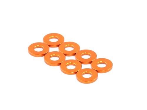 Radtec Aluminum Damper Spacer 3,0 x 7,0 x 1,0mm - Orange | Spacer/Shims ...